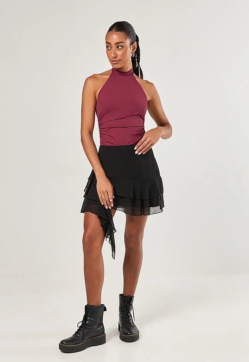 body poliamida frente única